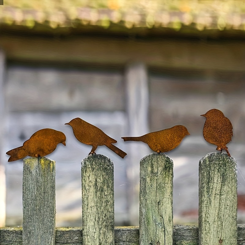 12 Pezzi, Figure Di Uccelli Pettirosso Di Piume Artificiali Decorazione  Ornamenti Per Lalbero Di Natale, Forniture Per Decorazioni Da Patio,  Decorazioni Da Giardino, Decorazioni Per Percorsi