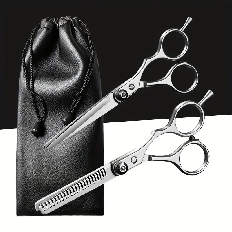 Hair Cutting Scissors Thinning Shears Professional Barber - Temu