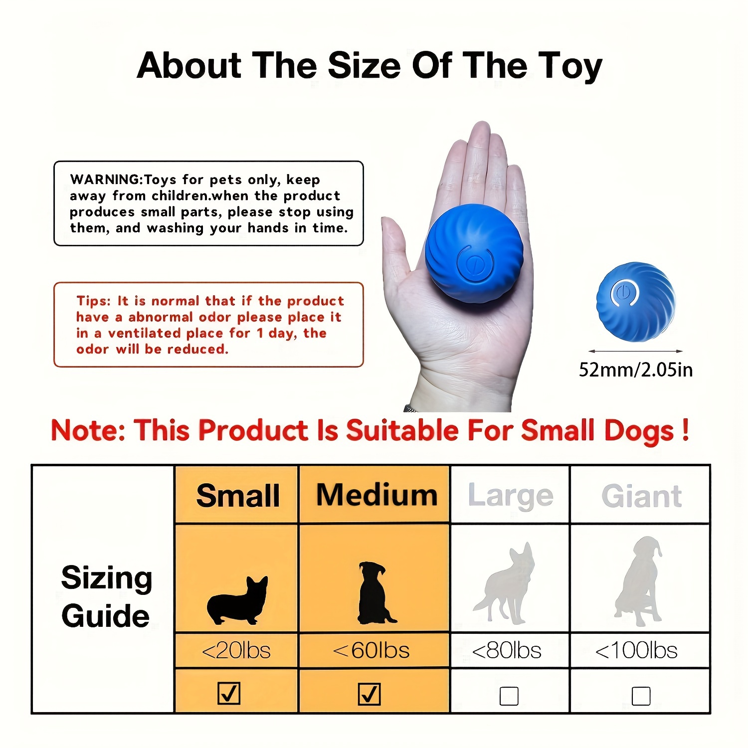 Puppy Automatic Rolling Ball  Large Automatic Rolling Toy