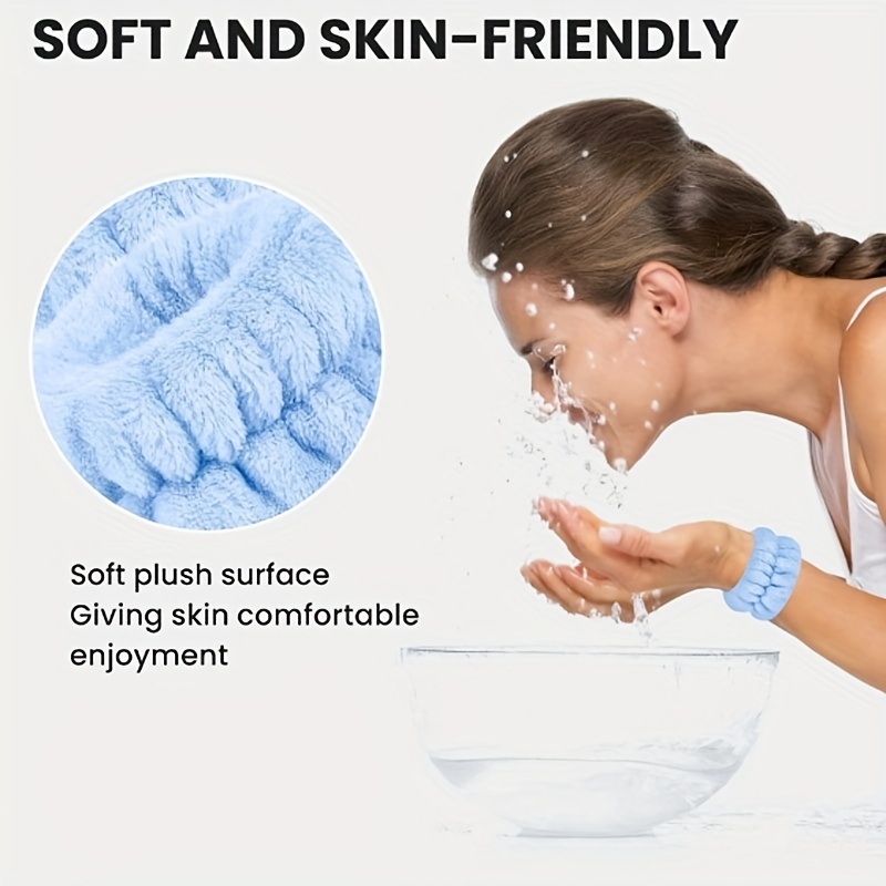 Skincare - Muñequeras forro polar coral, toallas elásticas para lavar la  cara, lazos esponjosos para el cabello para mujeres, niñas, yoga,  ejercicio, mujeres, Cle-ca : : Oficina y papelería