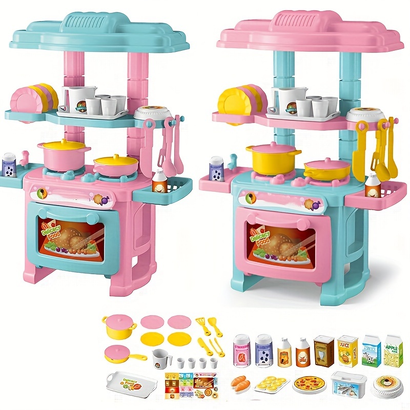 Mini Kitchen Set For Girls Simulation Play Home With Small Small