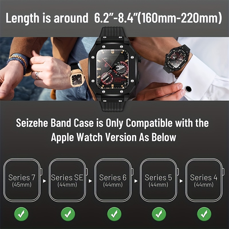 Rugged Silicone Sport Band for Apple Watch