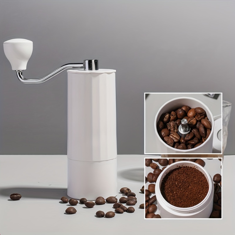 Stainless Steel Hand Crank Coffee Grinder With Five star - Temu