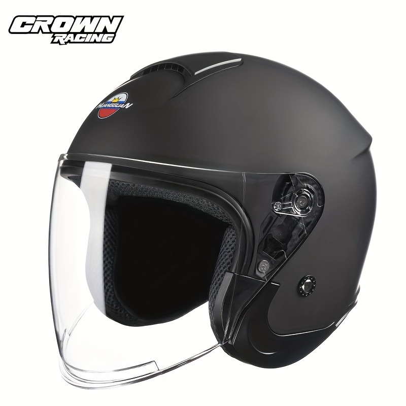 Crown Racing Casco Moto Eléctrico Unisex Talla Única Hombres