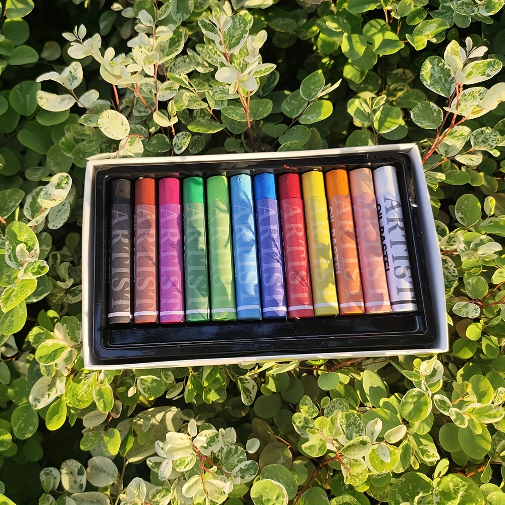 Super Soft Heavy Color Oil Painting Stick Set 6color With Photo Frame  Scraper Special Paper Masking Glue Diy There Are Tutorials - Oil Pastel -  AliExpress