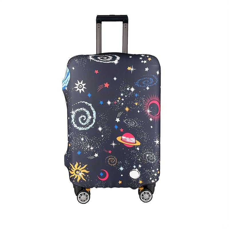 Space Pattern Luggage Case Cover Elastic Protector Travel