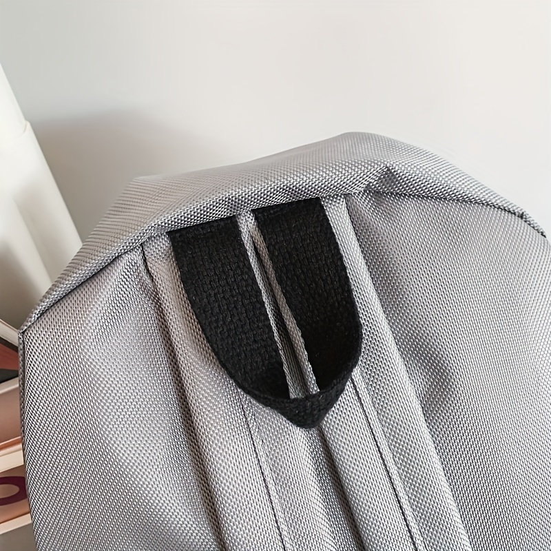 Casual Solid Backpack Travel Backpack School Bag