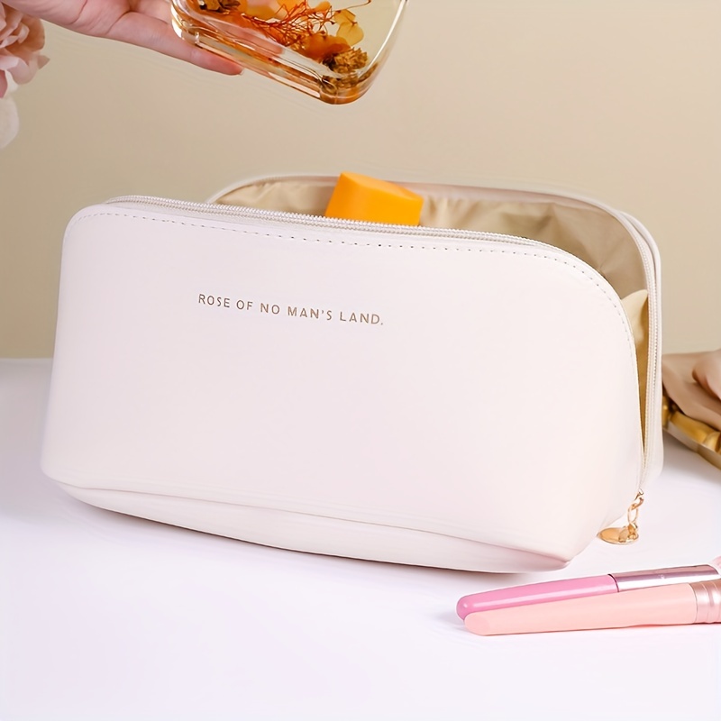 Minimalista cipzáras sminktartó, könnyű kozmetikai táska, sokoldalú piperecikk-mosótáska