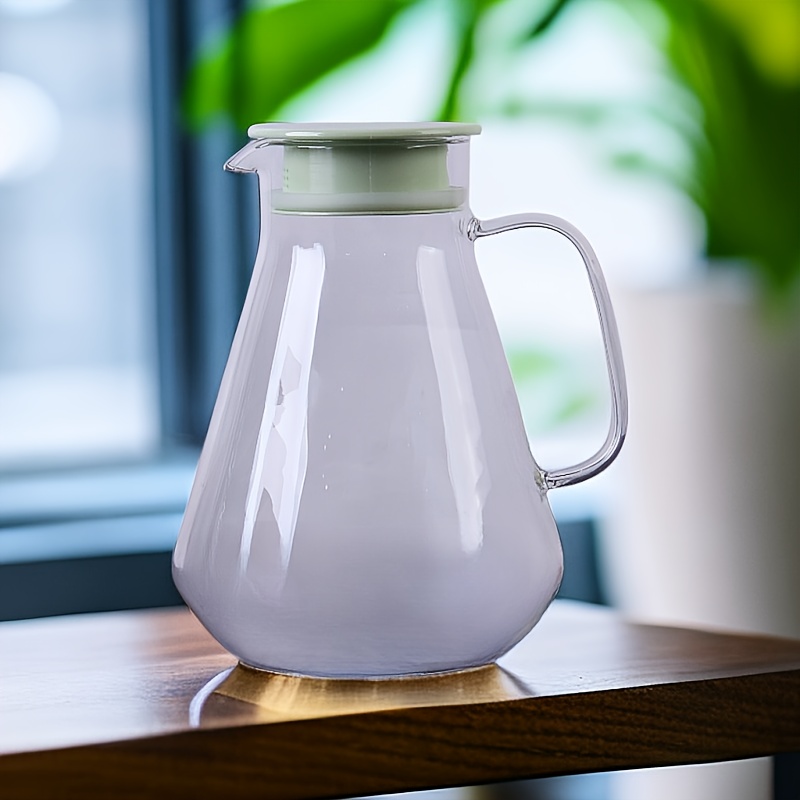 Clear Tea Kettle Glass Pitcher With Handle Water Iced Tea Jug Tea Kettle  Bottle Water Container For Iced Tea Beverage Coffee Milk Lemonade  Transparent Clear Teapot - Temu