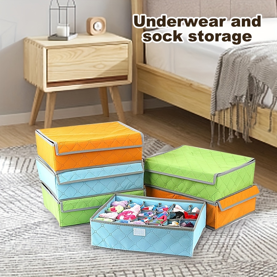 1pc Multi-grid Underwear Storage Box