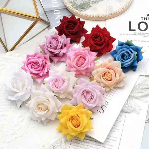 3bunches, Simulation Multi-color Gourd Flower, Silk Cloth Rose Pomegranate  Flower Diy Wreath Material Wedding Candy Box Decoration