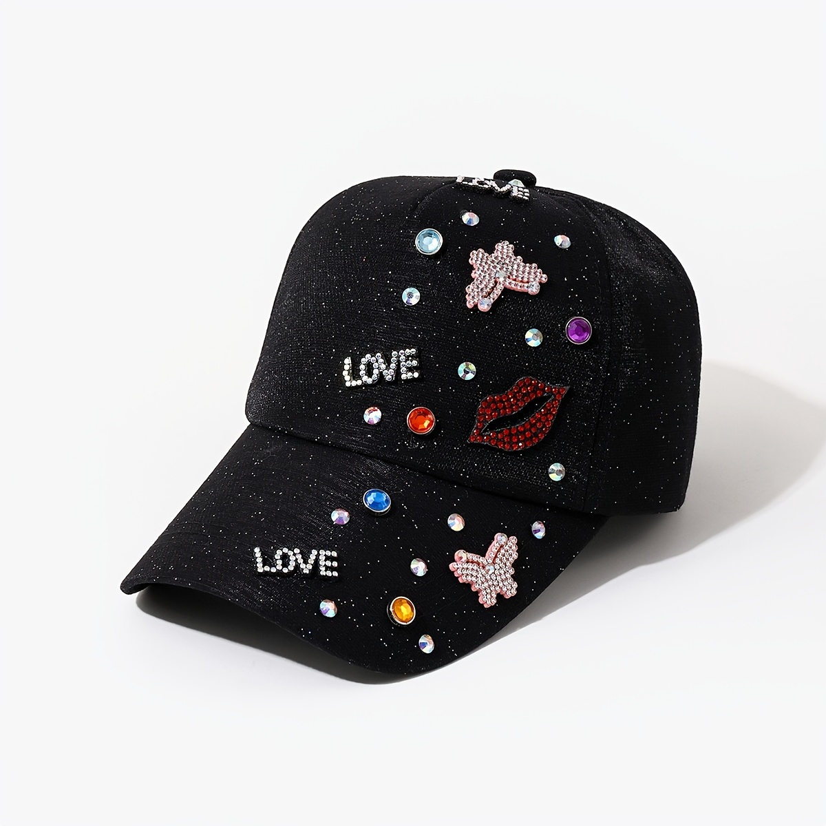 Snogo Rhinestone Baseball Hat