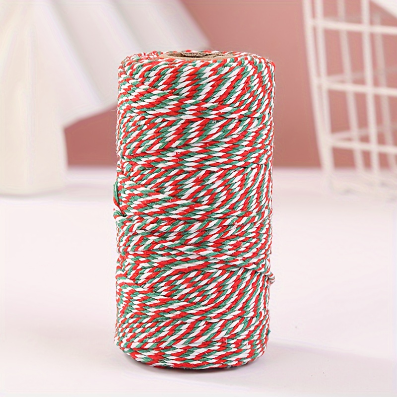 Moyic Cuerda de algodón de 100 metros y 2mm para panaderos, cuerda de algodón  para decoración del hogar, regalo de Navidad hecho a mano, embalaje No.06  2piezas Moyic CBP144101