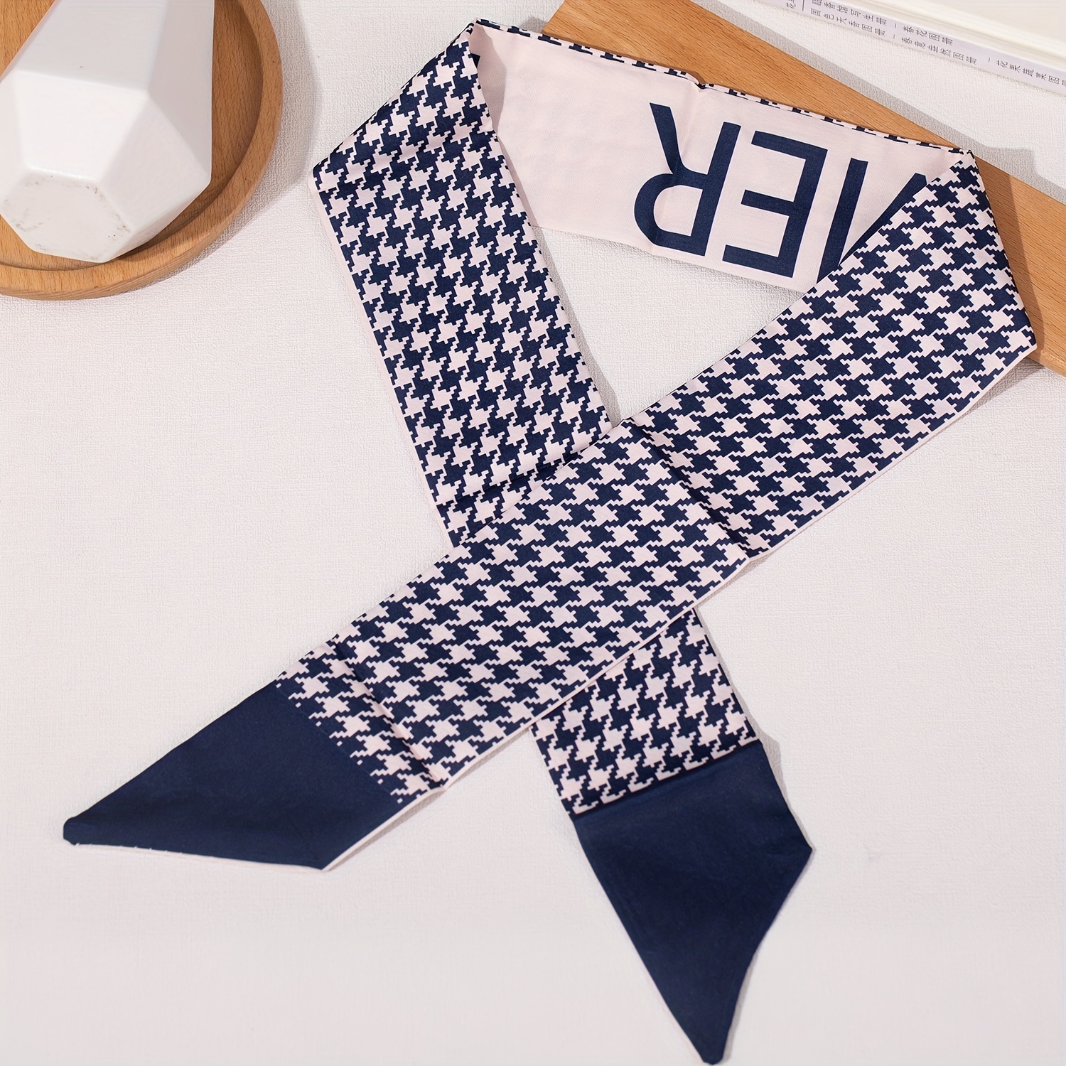 Cherry Pattern Headscarf Silky Scarf Retro Hair Accessories Headband