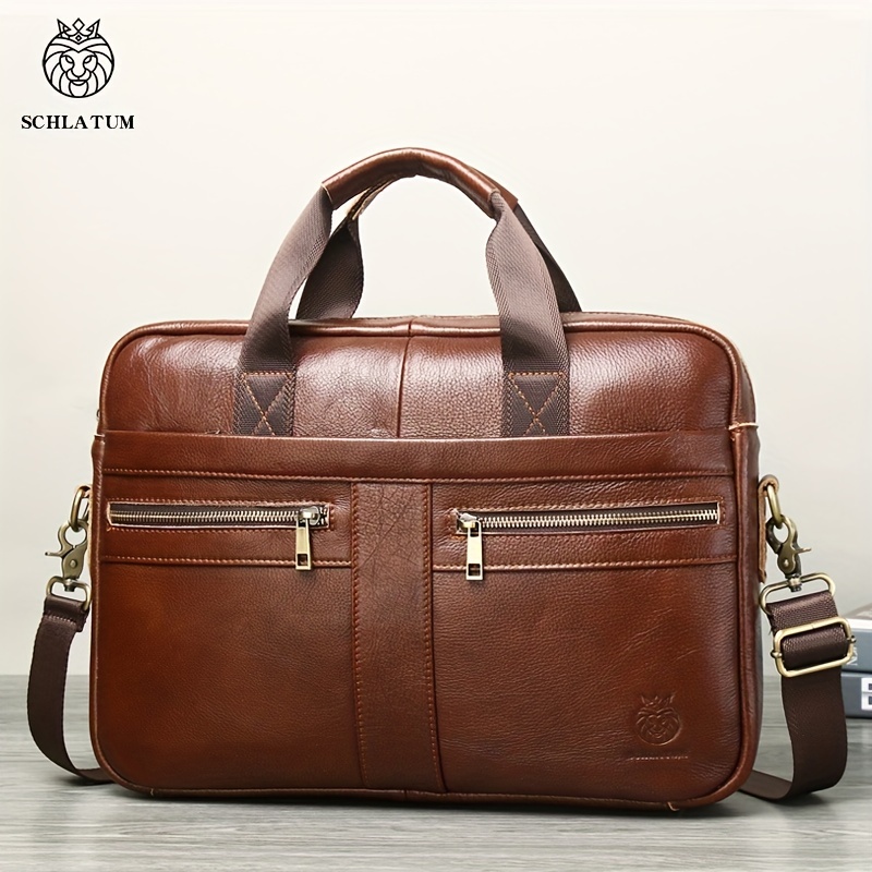 Wallet Leather Men Clutch Bag Briefcase Waterproof Business