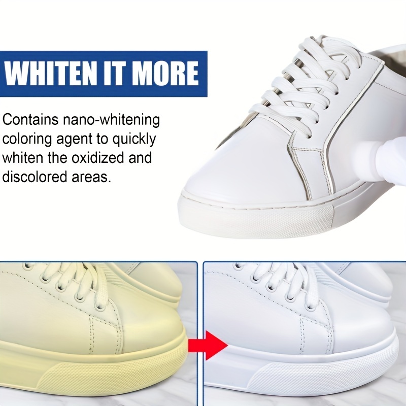 Limpiador De Zapatos Blancos Removedor De Manchas - Temu