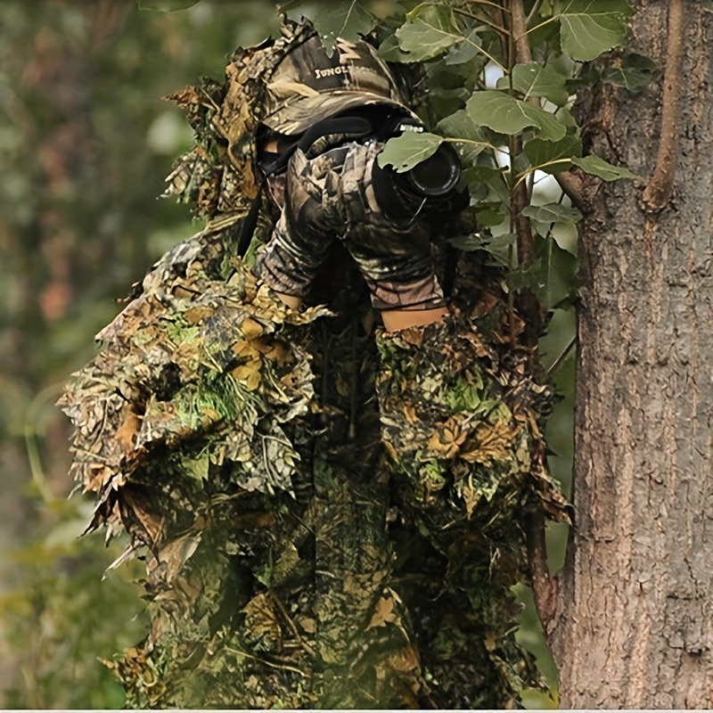 Leaf 3D Camouflage - Outdoor Germany Actical Ghillie Bionic Maple Temu