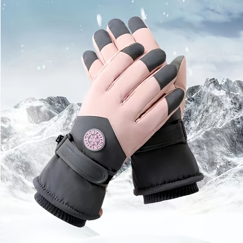 Winter Thermal Gloves Touch Screen Water Resistant Windproof - Temu