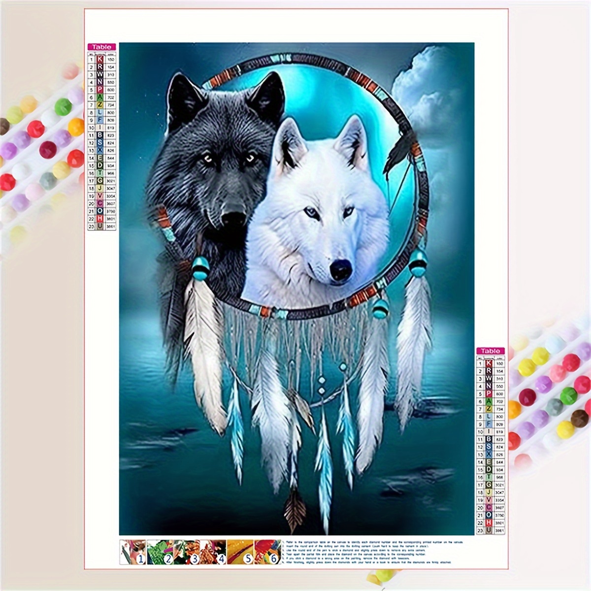 ダイヤモンドアートクラブ Dreaming with Wolves キット（2025年