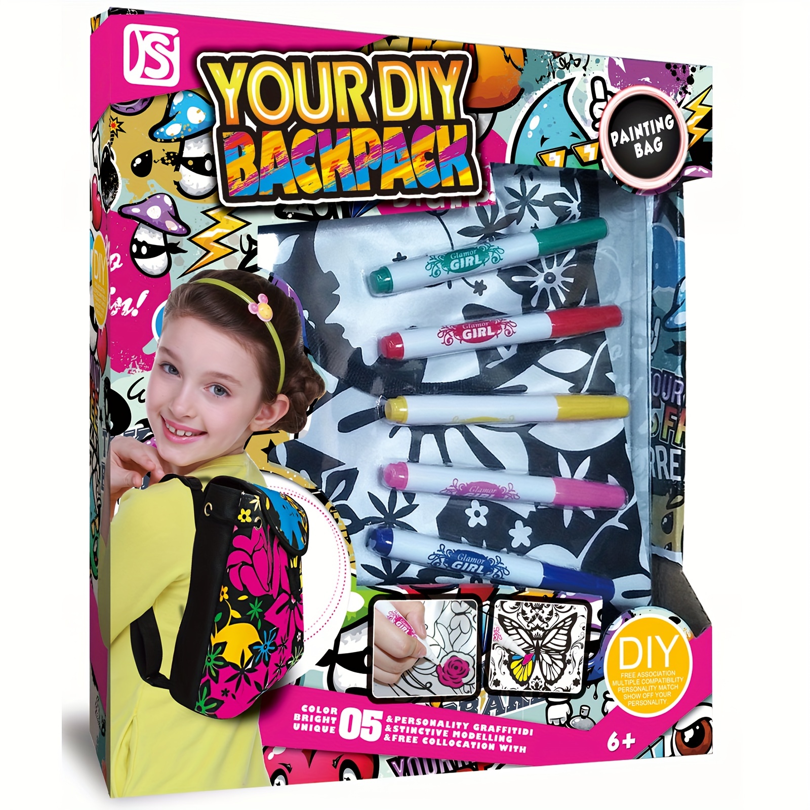 Diy Your Own Backpack Craft Kit Chrismas Halloween Birthday - Temu