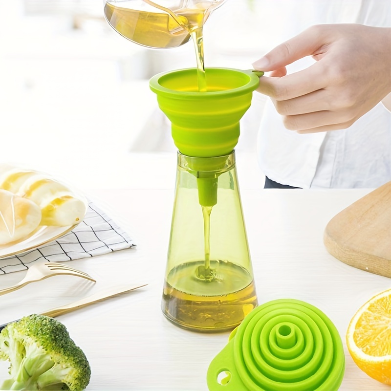 4pcs Silicone Collapsible Funnel - Mini Funnel for Water, Liquid, Oil - Kitchen Gadgets Accessories, Apartment Essentials, College Dorm Essentials - Perfect Gift for Students & Home Cooks 17 4pcs Silicone Collapsible Funnel - Mini Funnel for Water, Liquid, Oil - Kitchen Gadgets Accessories, Apartment Essentials, College Dorm Essentials - Perfect Gift for Students & Home Cooks