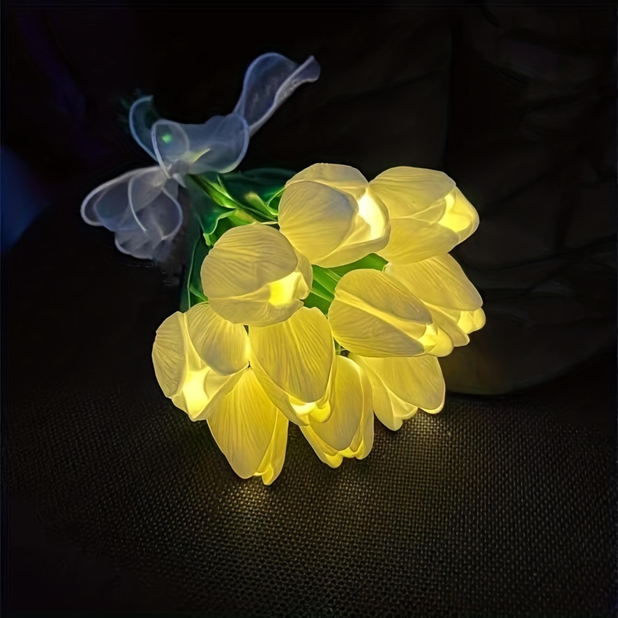 Generic Veilleuse Tulipe, Lampe De Table Tulipe Avec Miroir, Lampe De  Chevet LED-décoration Chambre-bureau - Prix pas cher