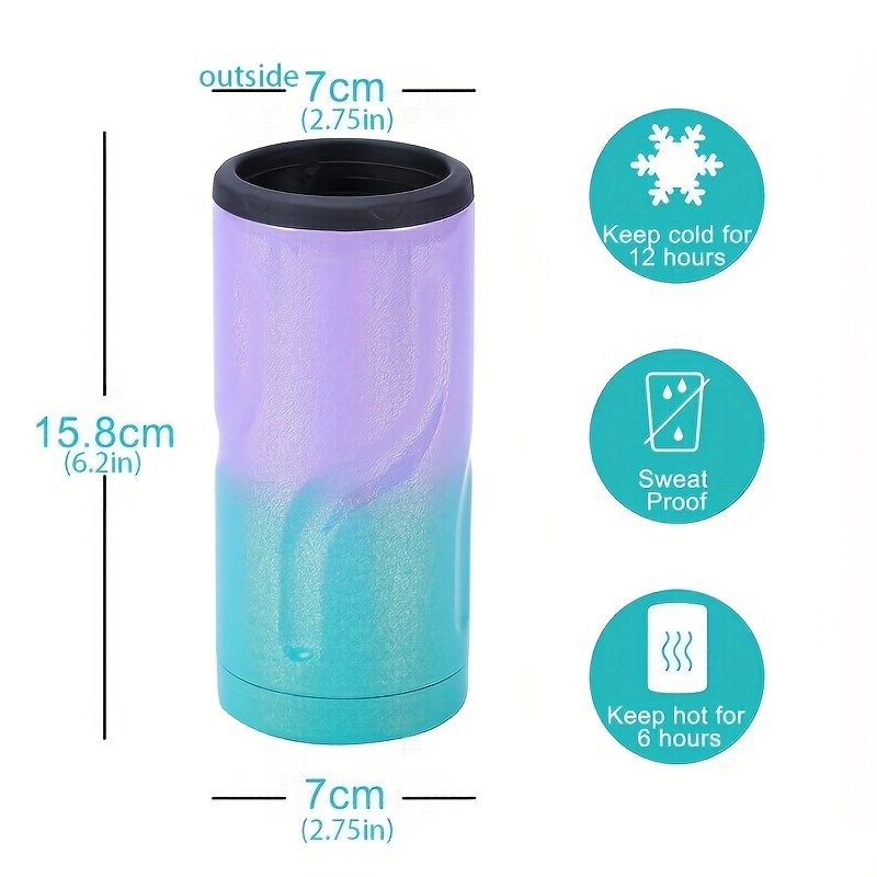 4-in-1 Insulated Can Cooler: Portable Stainless Steel Can Holder For Cans,  Beers, Water Bottles - Perfect Father's Day, Christmas, Or Birthday Gift! -  Temu United Arab Emirates