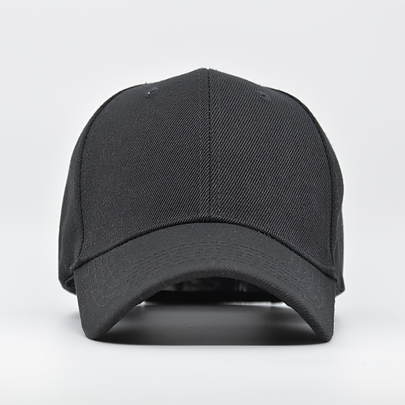 Solid Baseball Cap Street Retro Cap Sun Visor