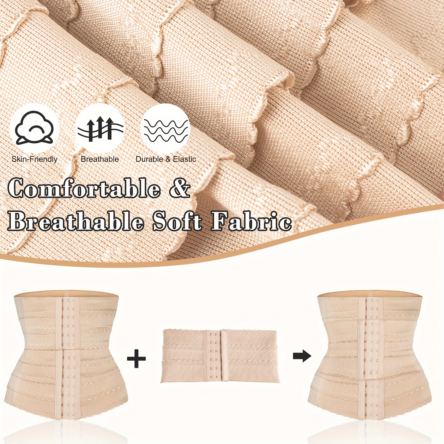 Buy Sbelt Thermal Waist Trainer Slimming Belt – Women's Slimming Body Shaper  Trimmer for an Hourglass Shape (Beige, Small/Medium) Online at  desertcartSeychelles