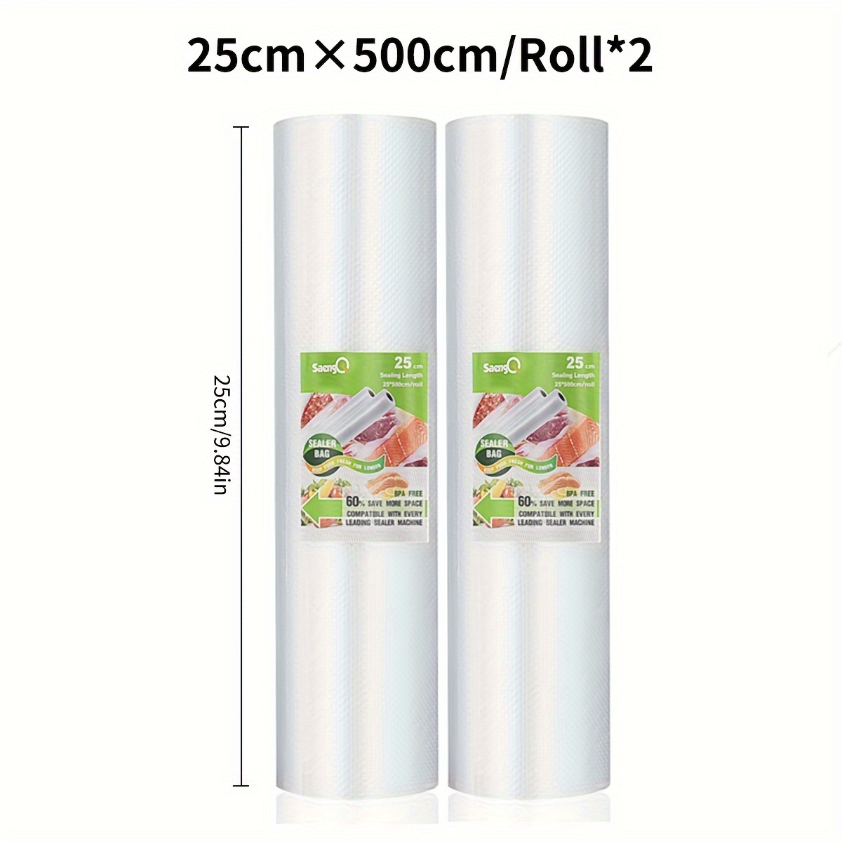 2 roll Sacchetti Riutilizzabili Prodotti Freschi Sacchetto - Temu Italy