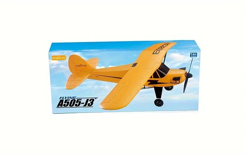 Four-channel Remote Control Aircraft,J3 Scaled Toy,fixed Wing Strong Magnetic Coreless Motor Aircraft,electric Fighter Model Drone details 17
