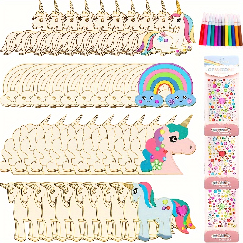 Unicorn Stationary Set - 95Pcs Kids Stationery Kit for Girls Ages
