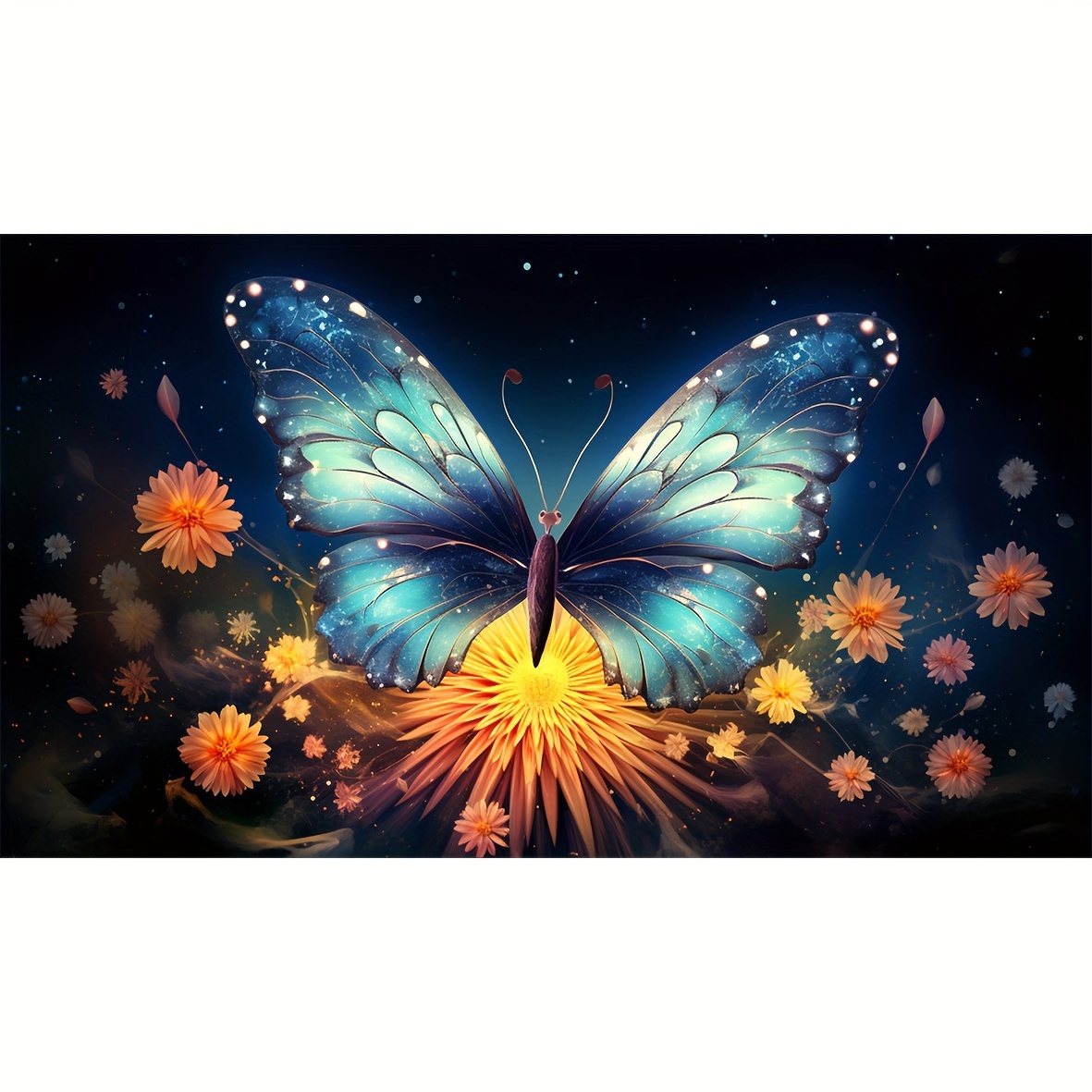 Butterfly Diamond Painting Kits Diamond Art Full Diamond 5d Diamond Dots  Kits Gem Art For Adults Wall Home Decor 11.8x15.7 Inches