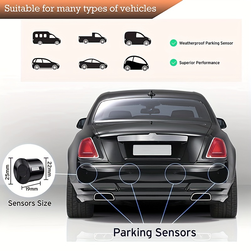 Sensor Aparcamiento Luz Led Coche Detector Automático Coche - Temu Chile