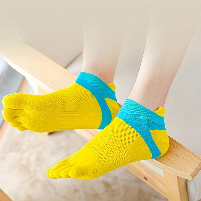 Two Tone Ankle Socks Low Cut Thin Socks for Summer