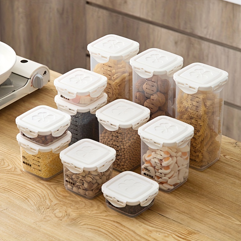 One-Button Open And Close Sealing Tank in 2023  Snack jars, Food storage  containers, Store snacks