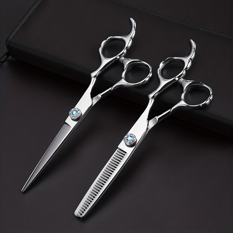 Hair Cutting Scissors Shears Kit, Professional Hairdressing Scissors Set  ,hair Beard Trimming Shaping Grooming Thinning Shears