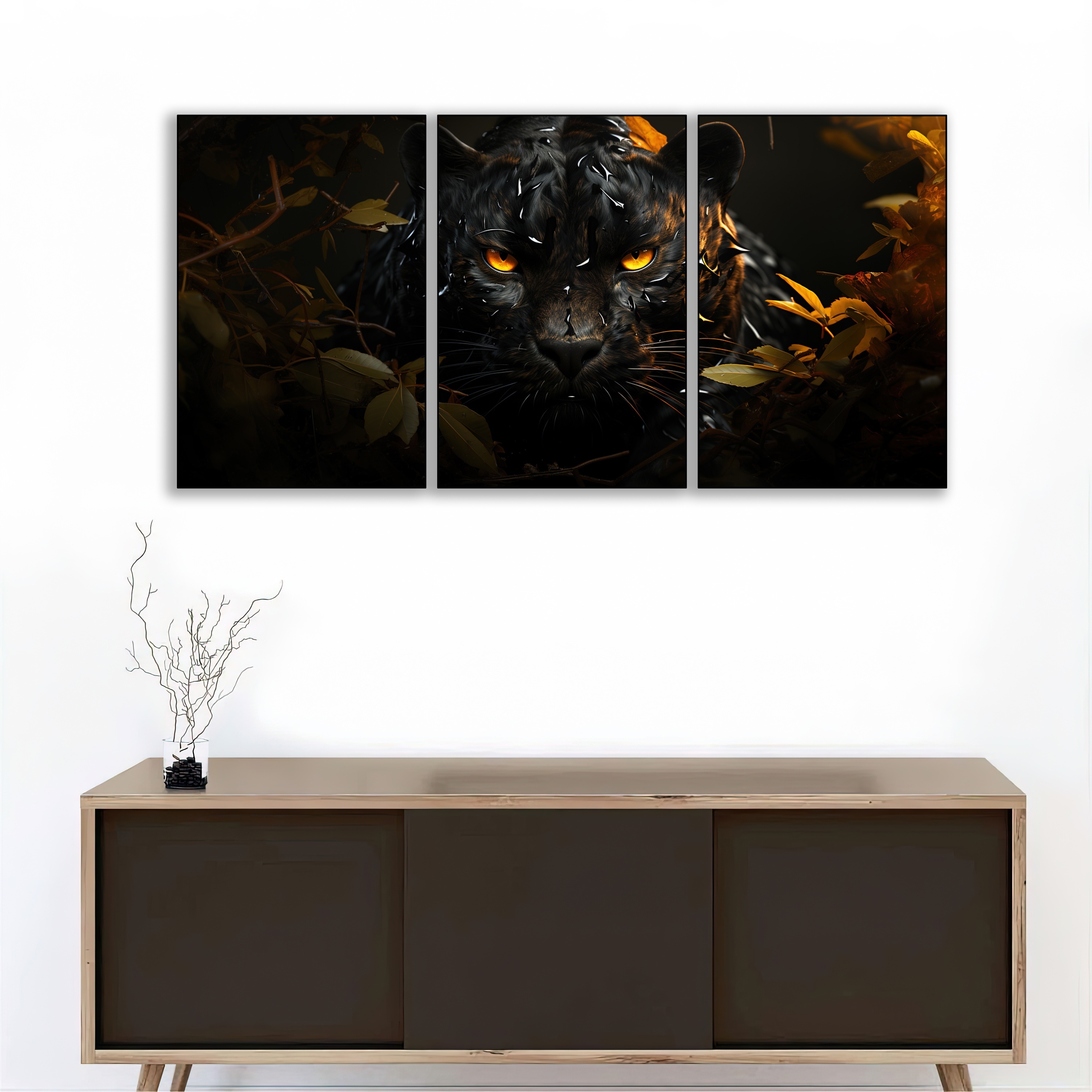 Modern Canvas Print Posters Black Panther Canvas Wall Art - Temu
