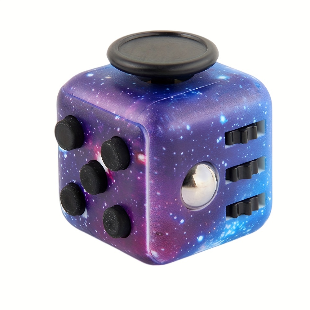 Cube Toy Anxiety Relief Toy Hand Held Magic Sensory Stress Cube Toy for  Adults Kids Relieve Stress Christmas Party Favors (Classic Style)