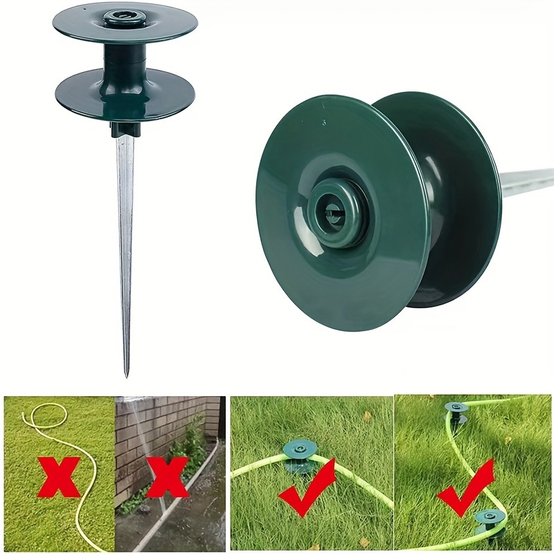 Garden Hose Guide Spike Water Hose Guide Pulley Structure - Temu