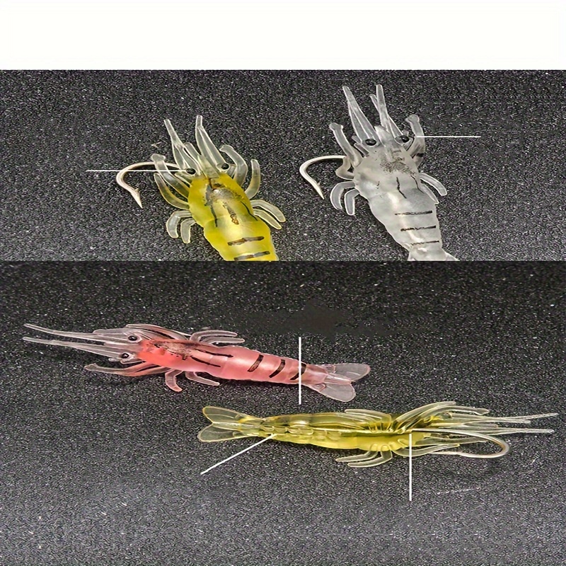 Luminous Bionic Shrimp Soft Bait Realistic Shrimp Shape Wrap - Temu