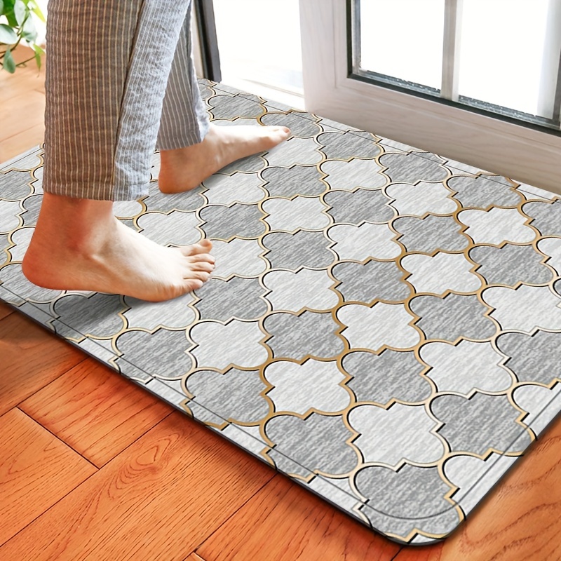 Kitchen Floor Mat Absorb Water and Oil Non-slip Dirt-resistant Mat Home  Carpet Long Washable and Wipeable Anti-dirt Foot Mats - AliExpress