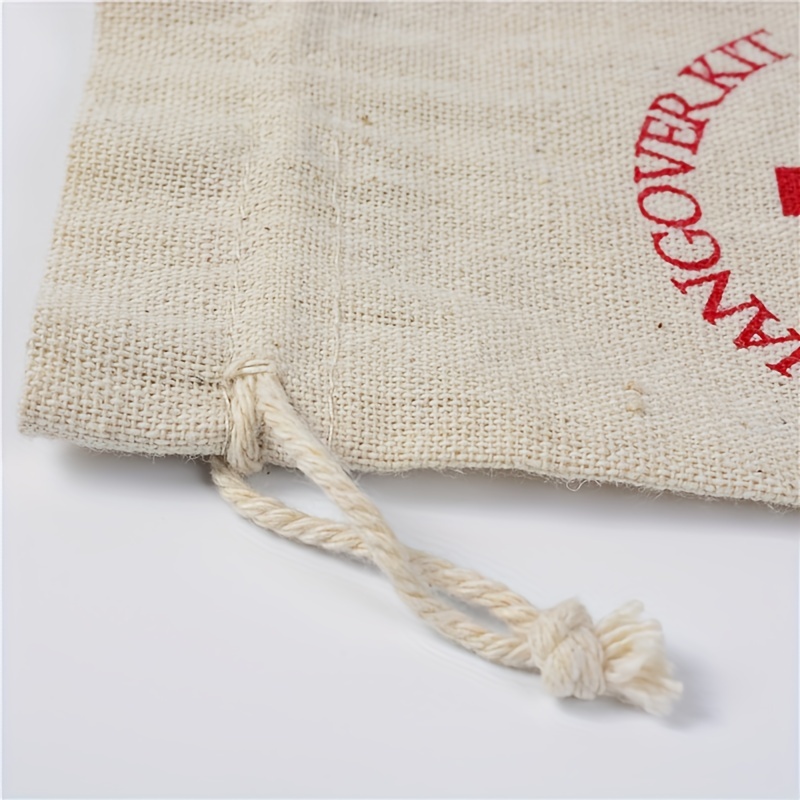 Hangover Kit Burlap Bags With Drawstring Emergency Survival - Temu