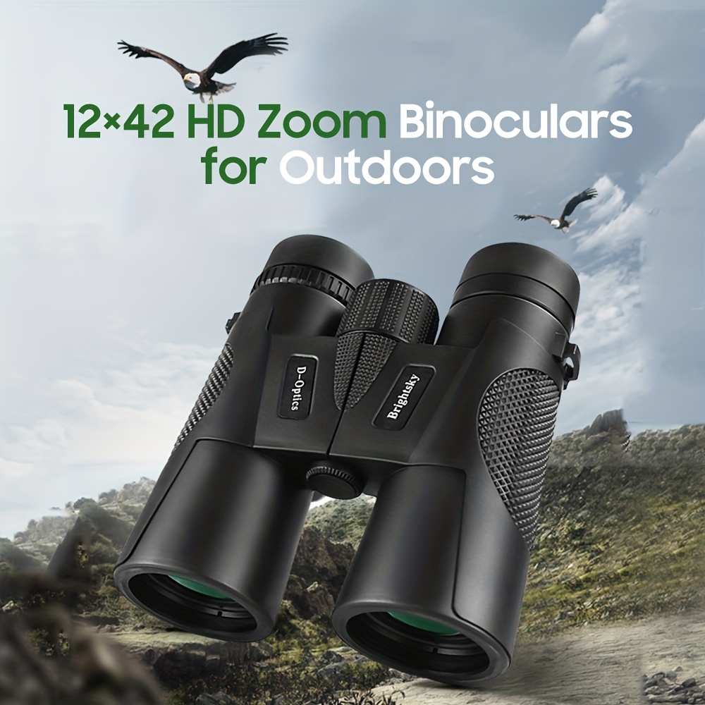  Binoculares compactos, 10-180x100 de alta ampliación de largo  alcance gran angular zoom 1.969 in lente óptica completa binoculares  profesionales telescopio para observación de aves : Electrónica
