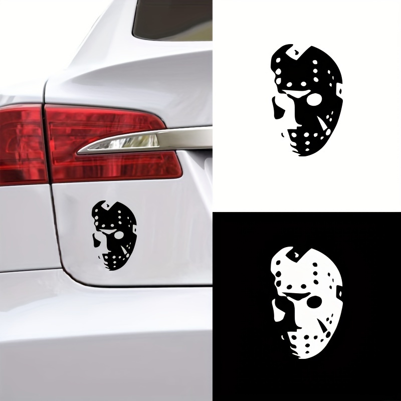 Scare 'em : Horror Face Vinyl Car Window Stickers - Temu