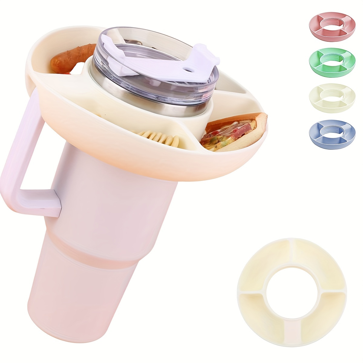 1pc Snack Bowl For Cup Accessories,For 40 oz tumbler with handle