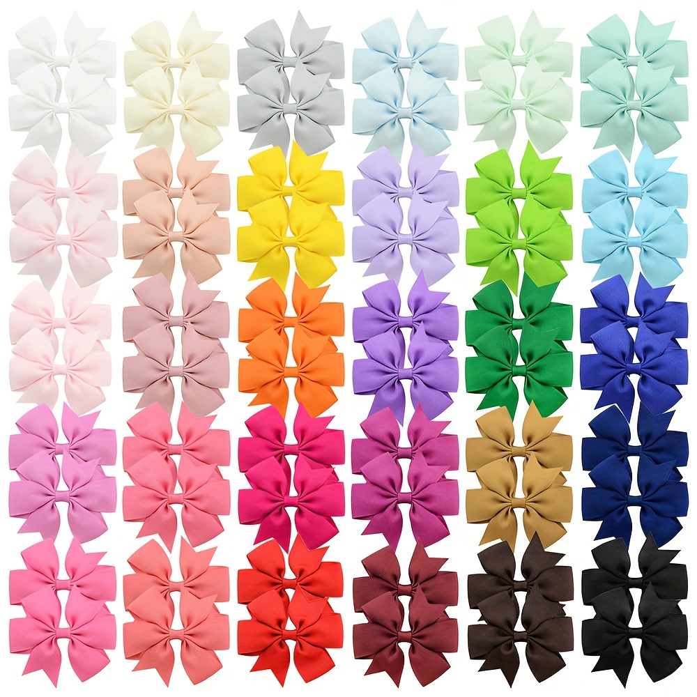 

20pcs Bow Hair Clips, Baby Girls Hair Accessories, Ideal Choice For Gifts