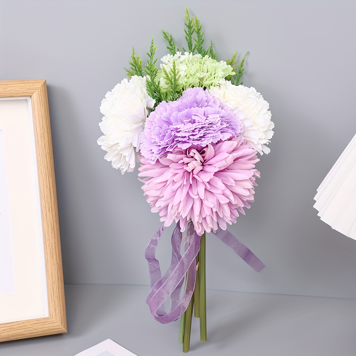 Artificial Carnation Flowers Fake Peony Silk Hydrangea Rose - Temu