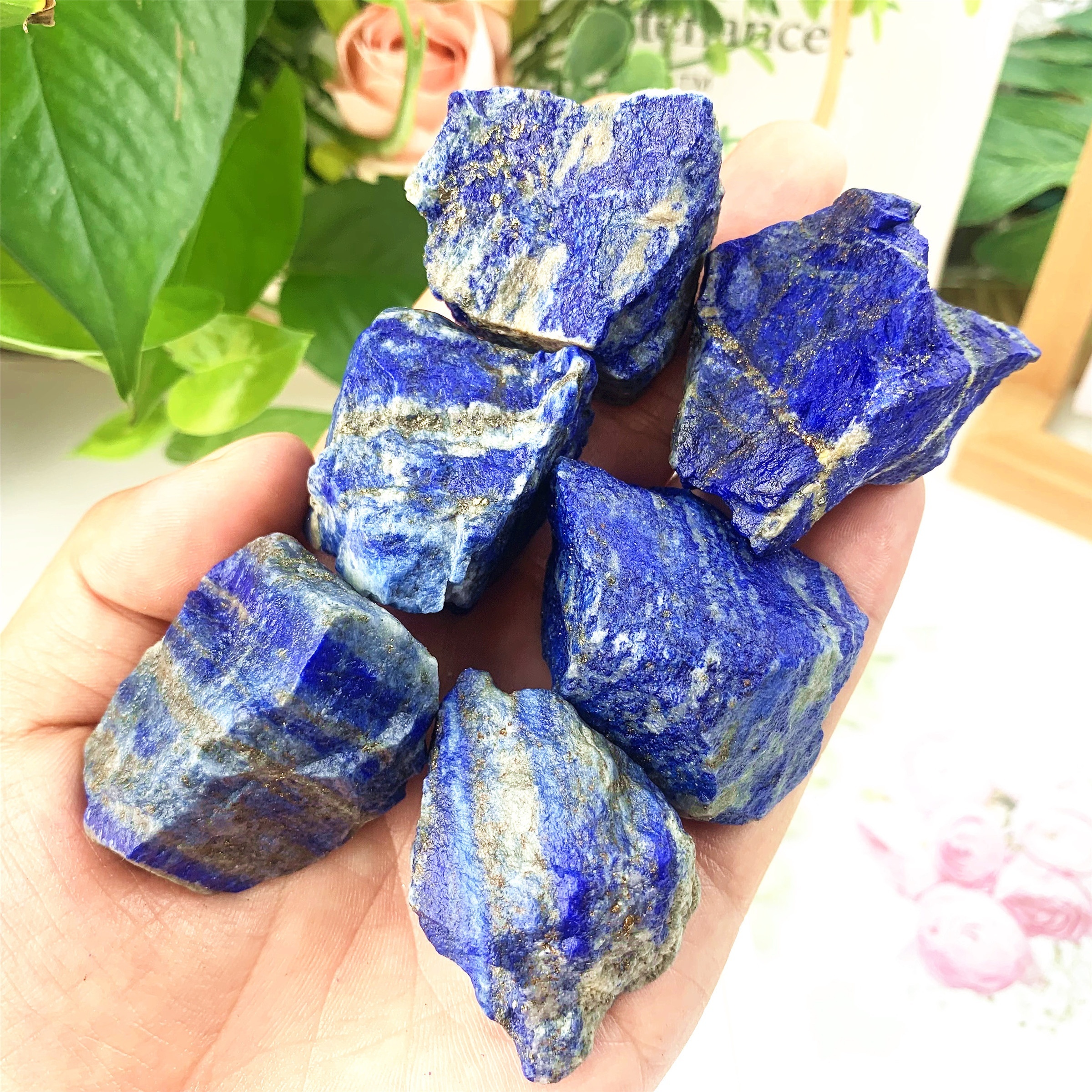 Natural Lapis Lazuli Stone Crystal And Gem Stone Healing - Temu