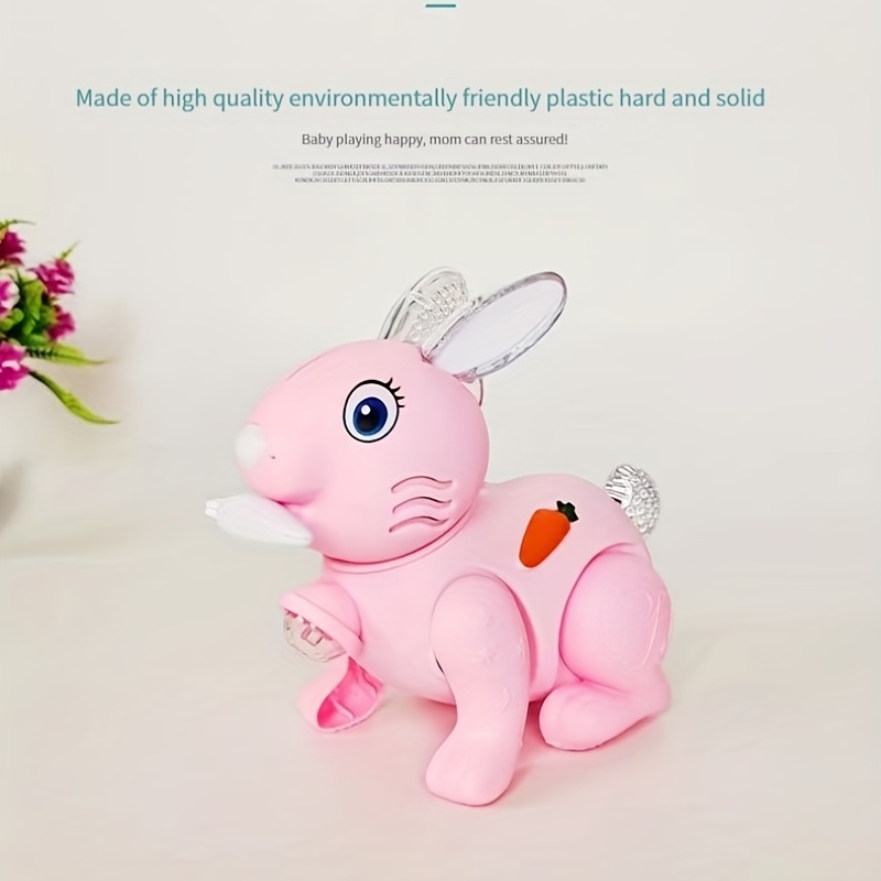 Acheter Jouet lapin dansant électronique, avec lumière, apparence Adorable,  poupée de dessin animé, alimenté par batterie, éducation précoce